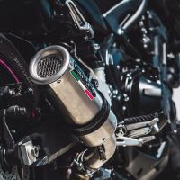 Escape compatible con Kawasaki Z 900 E 2020-2024, M3 Inox , Escape legal, homologado, silenciador con db killer desmontable y tubo de conexión específico 