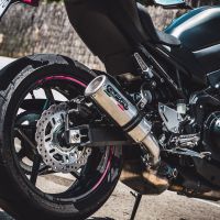 Escape compatible con Kawasaki Z 900 E 2020-2024, M3 Inox , Escape legal, homologado, silenciador con db killer desmontable y tubo de conexión específico 