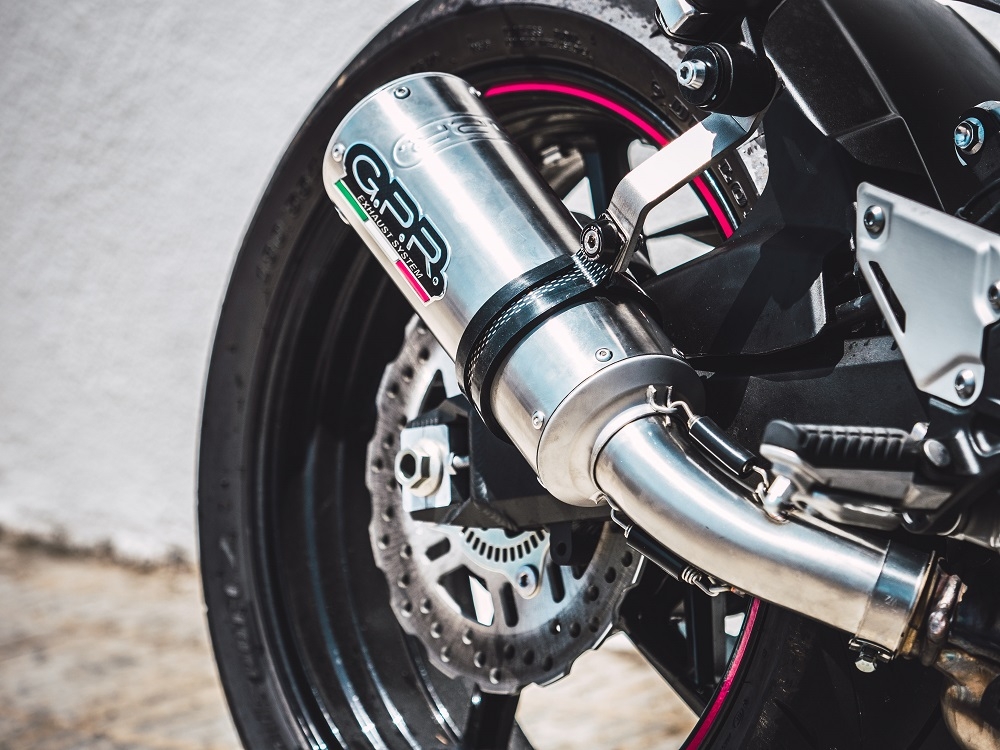 Escape compatible con Kawasaki Z 900 2017-2024, M3 Inox , Escape legal, homologado, silenciador con db killer desmontable y tubo de conexión específico 