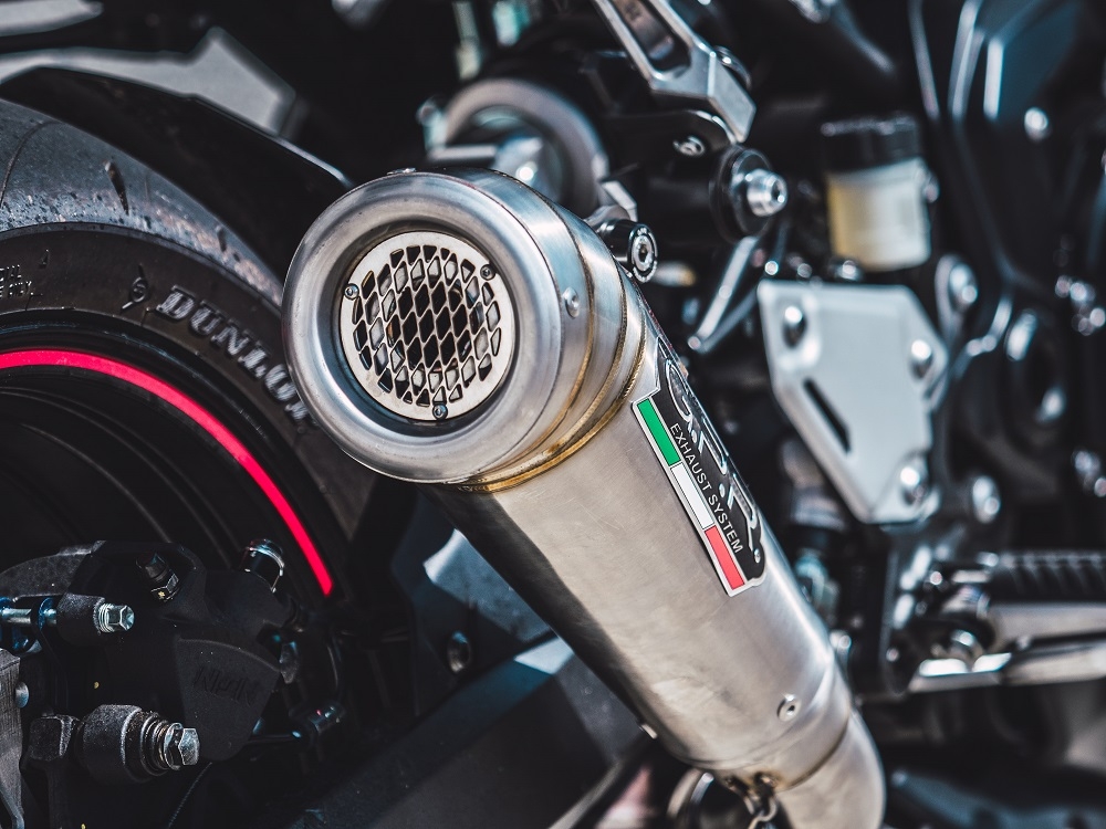 Escape compatible con Kawasaki Z 900 E 2020-2024, Powercone Evo, Escape legal, homologado, silenciador con db killer desmontable y tubo de conexión específico 