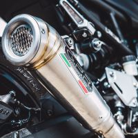 Escape compatible con Kawasaki Z 900 E 2020-2024, Powercone Evo, Escape legal, homologado, silenciador con db killer desmontable y tubo de conexión específico 