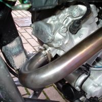 Escape compatible con Kawasaki Kfx 700 2004-2011, Deeptone Atv, Sistema de escape completo homologado y legal con doble silenciador, con db killer extraible y colector especifico 
