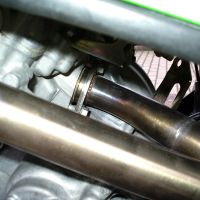 Escape compatible con Kawasaki Kfx 700 2004-2011, Deeptone Atv, Sistema de escape completo homologado y legal con doble silenciador, con db killer extraible y colector especifico 