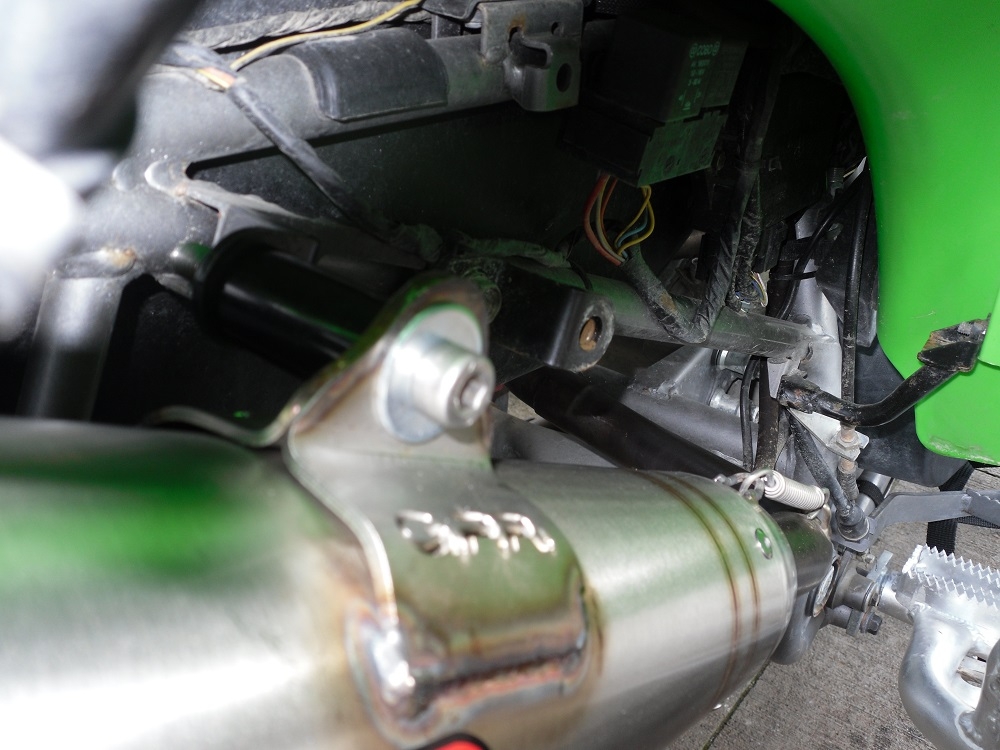 Escape compatible con Kawasaki Kfx 700 2004-2011, Powercone Evo, Sistema de escape completo homologado y legal con doble silenciador, con db killer extraible y colector especifico 