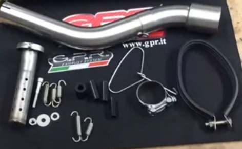 Escape compatible con Kawasaki Klx 650 R 1996-2002, Furore Nero, Escape legal, homologado, silenciador con db killer desmontable y tubo de conexión específico 