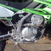 Escape compatible con Kawasaki KLX 250 R 1994-2007, Furore Nero, Escape legal, homologado, silenciador con db killer desmontable y tubo de conexión específico 