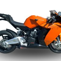 Escape compatible con Ktm Rc 8 R 2008-2014, Gpe Ann. titanium, Escape racing, linea completa, suministrado con colector especifico, articulo sin homologacion 