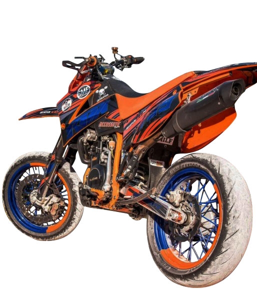Escape compatible con Ktm Lc4 640 Enduro - Adventure - Supermoto 2003-2006, Furore Nero, Escape legal, homologado, silenciador con db killer desmontable y tubo de conexión específico 