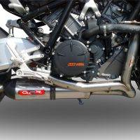 Escape compatible con Ktm Rc 8 R 2008-2014, Gpe Ann. titanium, Escape racing, linea completa, suministrado con colector especifico, articulo sin homologacion 