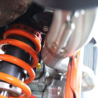 Escape compatible con Ktm SX-F 450 2016-2018, Furore Nero, Escape completo racing, incluyendo colector y db killer desmontable, sin homologación 