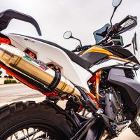 Escape compatible con Husqvarna Norden 901 2022-2024, Deeptone Inox, Escape legal, homologado, silenciador con db killer desmontable y tubo de conexión específico 