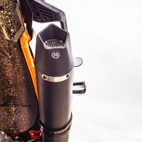 Escape compatible con Ktm Duke 890 2021-2024, GP Evo4 Black Titanium, Escape legal, homologado, silenciador con db killer desmontable y tubo de conexión específico 