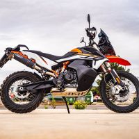 Escape compatible con Husqvarna Norden 901 2022-2024, M3 Black Titanium, Escape legal, homologado, silenciador con db killer desmontable y tubo de conexión específico 