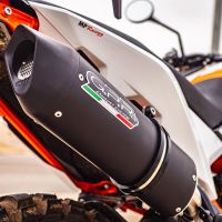 Escape compatible con Husqvarna Norden 901 2022-2024, Furore Evo4 Nero, Escape legal, homologado, silenciador con db killer desmontable y tubo de conexión específico 