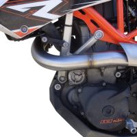 Escape compatible con Ktm Smc 690 R 2007-2016, Furore Nero, Escape completo homologado y legal, incluido db killer extraíble 