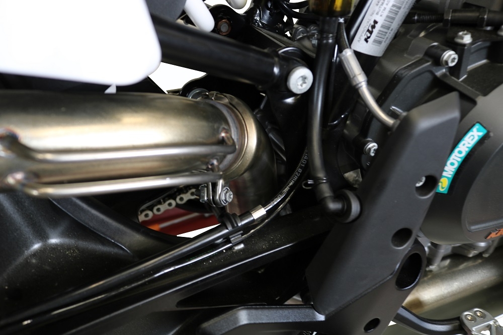 Escape compatible con Cf Moto 800 Mt Touring 2022-2024, Decatalizzatore, Tubo supresor de catalizador 