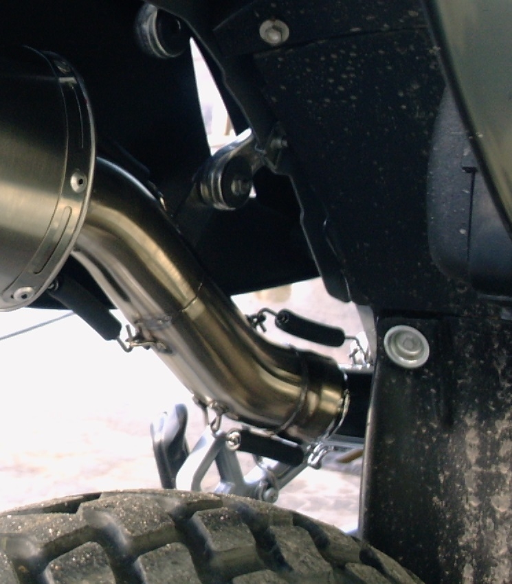 Escape compatible con Ktm Lc4 640 Enduro - Adventure - Supermoto 2003-2006, Furore Nero, Escape legal, homologado, silenciador con db killer desmontable y tubo de conexión específico 