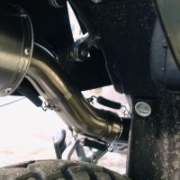 Escape compatible con Ktm Lc4 640 Enduro - Adventure - Supermoto 2003-2006, Furore Nero, Escape legal, homologado, silenciador con db killer desmontable y tubo de conexión específico 