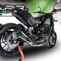 Escape compatible con Benelli Leoncino 500 Trail 2017-2024, Gpe Ann. Poppy, Escape legal, homologado, silenciador con db killer desmontable y tubo de conexión específico 