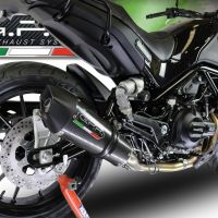 Escape compatible con Benelli Leoncino 500 Trail 2017-2024, Gpe Ann. Poppy, Escape legal, homologado, silenciador con db killer desmontable y tubo de conexión específico 