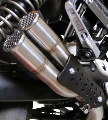 Escape compatible con F.B. Mondial Hps 300 2018-2019, F205, Escape racing, linea completa, suministrado con colector especifico, articulo sin homologacion 