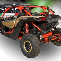Escape compatible con Can Am Maverick X3 Turbo Buggy 2017-2024, Deeptone Atv, Escape legal, homologado, silenciador con db killer desmontable y tubo de conexión específico 
