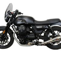 Escape compatible con Moto Guzzi V7 III Special-Stone-Carbon 2017-2018, Vintacone, Escape racing, linea completa, suministrado con colector especifico, articulo sin homologacion 