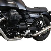 Escape compatible con Moto Guzzi V7 III Special-Stone-Carbon 2017-2018, Vintacone, Escape racing, linea completa, suministrado con colector especifico, articulo sin homologacion 