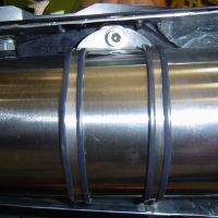 Escape compatible con Yamaha MT-01 2005-2011, Inox Tondo, Par de terminales de escape homologados, con db killer extraíbles y tubos de conexión específicos 