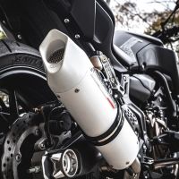 Escape compatible con Yamaha Mt-07 2014-2016, Albus Ceramic, Escape completo homologado y legal, incluido db killer extraíble 