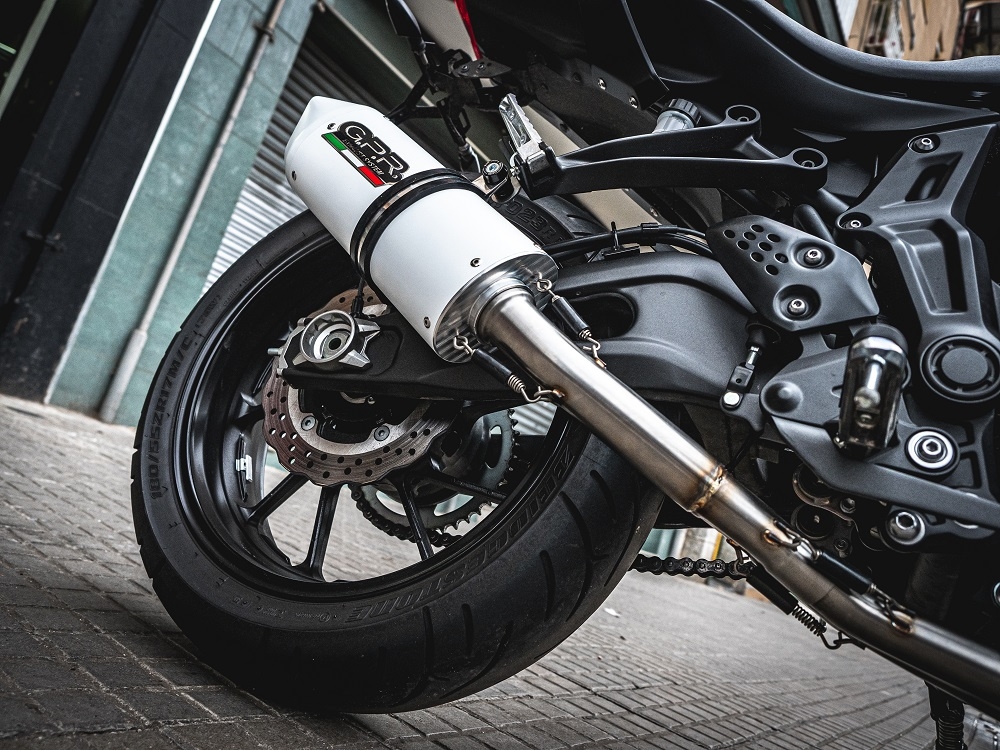 Escape compatible con Yamaha Xsr 700 2017-2020, Albus Evo4, Escape completo, no legal para países de la UE, con db killer extraíble 