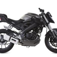 Escape compatible con Yamaha Mt 125 2017-2019, Albus Ceramic, Escape completo, no legal para países de la UE, con db killer extraíble 
