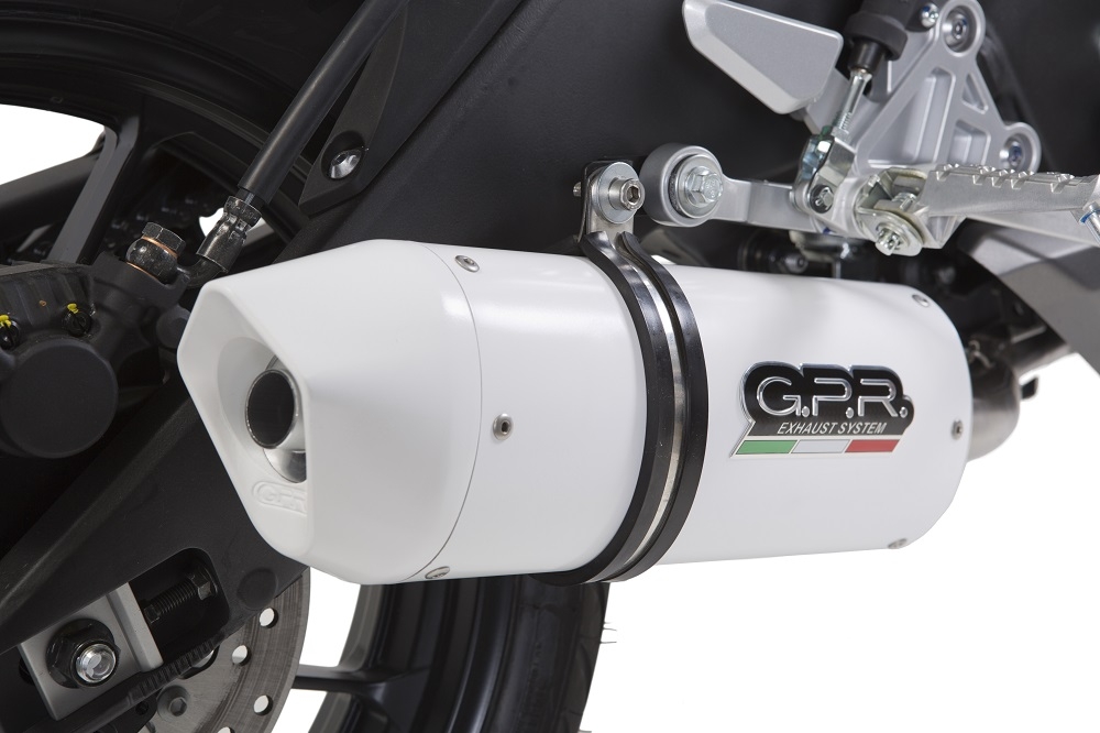 Escape compatible con Yamaha Mt 125 2017-2019, Albus Ceramic, Escape completo, no legal para países de la UE, con db killer extraíble 