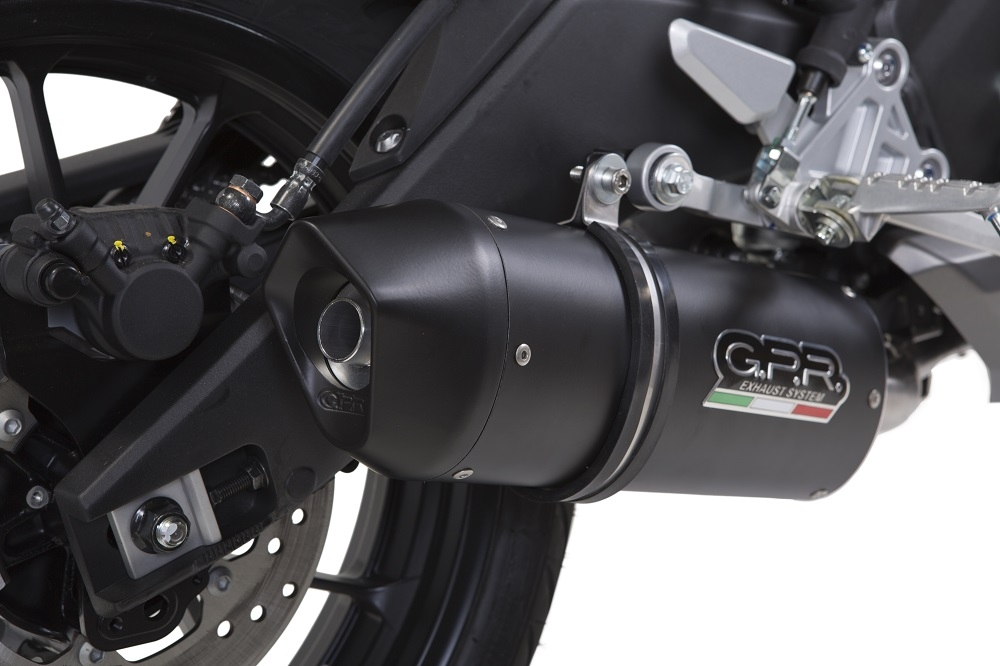 Escape compatible con Yamaha Mt 125 2017-2019, Furore Nero, Escape completo, no legal para países de la UE, con db killer extraíble 
