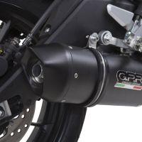 Escape compatible con Yamaha Mt 125 2017-2019, Furore Nero, Escape completo, no legal para países de la UE, con db killer extraíble 