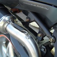 Escape compatible con Mv Agusta Brutale 910 S - R 2005-2011, M3 Inox , Escape legal, homologado, silenciador con db killer desmontable y tubo de conexión específico 