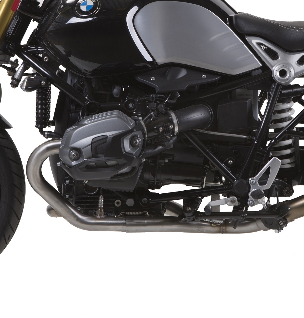 Escape compatible con Bmw R Nine-T 1200 -Pure -Racer -Scrambler -Urban G-S 2013-2019, Decatalizzatore, Tubo supresor de catalizador 