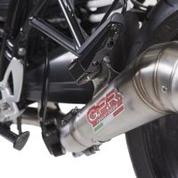 Escape compatible con Bmw R Nine-T 1200 -Pure -Racer -Urban G-S 2017-2023, Powercone Evo, Escape legal, homologado, silenciador con db killer desmontable y tubo de conexión específico 