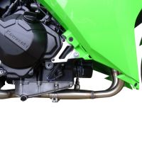 Escape compatible con Kawasaki Ninja 300 R 2012-2017, Deeptone Inox, Escape completo, no legal para países de la UE, con db killer extraíble 