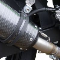 Escape compatible con Kawasaki Ninja 300 R 2012-2017, Powercone Evo, Escape legal, homologado, silenciador con db killer desmontable y tubo de conexión específico 