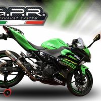 Escape compatible con Kawasaki Z 400 2023-2025, Deeptone Inox, Escape legal, homologado, silenciador con db killer desmontable y tubo de conexión específico 