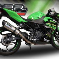 Escape compatible con Kawasaki Ninja 500 2023-2025, Gpe Ann. titanium, Escape racing, linea completa, suministrado con colector especifico, articulo sin homologacion 