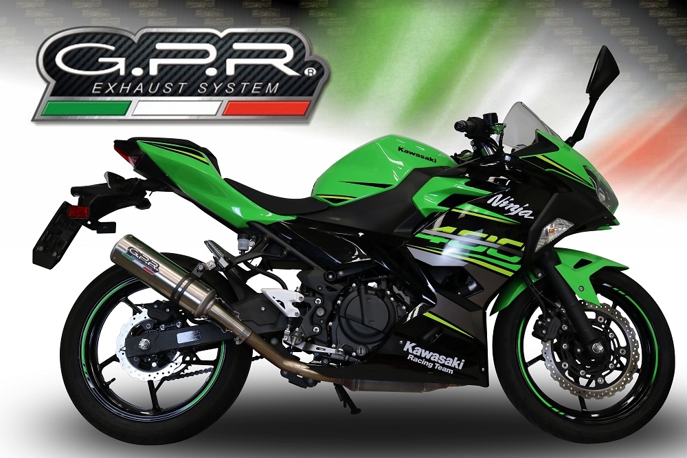 Escape compatible con Kawasaki Z 400 2023-2024, M3 Inox , Escape racing, linea completa, suministrado con colector especifico, articulo sin homologacion 
