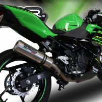 Escape compatible con Kawasaki Z 400 2023-2024, M3 Inox , Escape racing, linea completa, suministrado con colector especifico, articulo sin homologacion 
