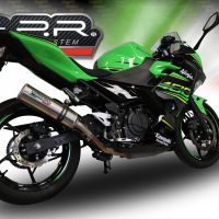 Escape compatible con Kawasaki Z 400 2023-2024, M3 Inox , Escape racing, linea completa, suministrado con colector especifico, articulo sin homologacion 