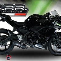 Escape compatible con Kawasaki Ninja 650 2023-2024, Furore Evo4 Poppy, Escape completo, no legal para países de la UE, con db killer extraíble 