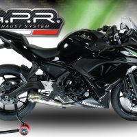 Escape compatible con Kawasaki Ninja 650 2017-2020, Powercone Evo, Escape completo, no legal para países de la UE, con db killer extraíble 