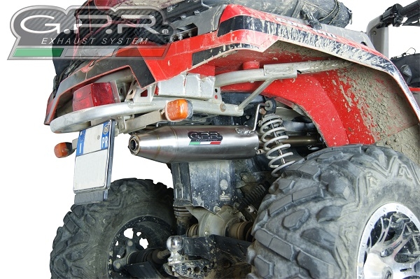 Escape compatible con Can Am Can Am 400 2005-2011, Deeptone Atv, Escape completo homologado y legal, incluido db killer extraíble 