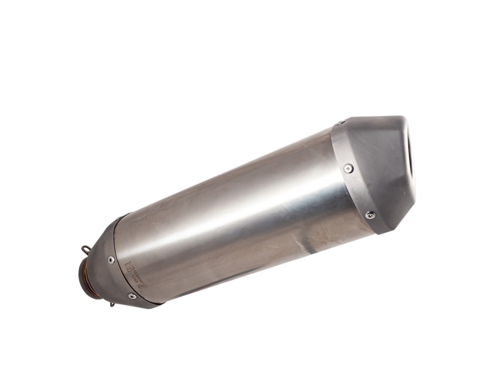Escape compatible con Ktm SX-F Factory Edition 450 2015-2017, Pentacross Inox, Escape completo racing, incluyendo colector y db killer desmontable, sin homologación 