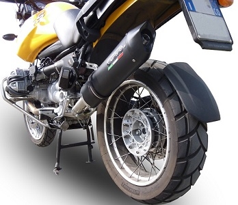 Escape compatible con Bmw R 1150 Gs -Adventure 1999-2004, Furore Nero, Escape legal, homologado, silenciador con db killer desmontable y tubo de conexión específico 